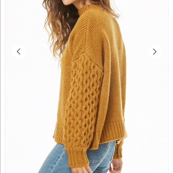 Plush Mock Neck Sweater - Picture 2 of 5